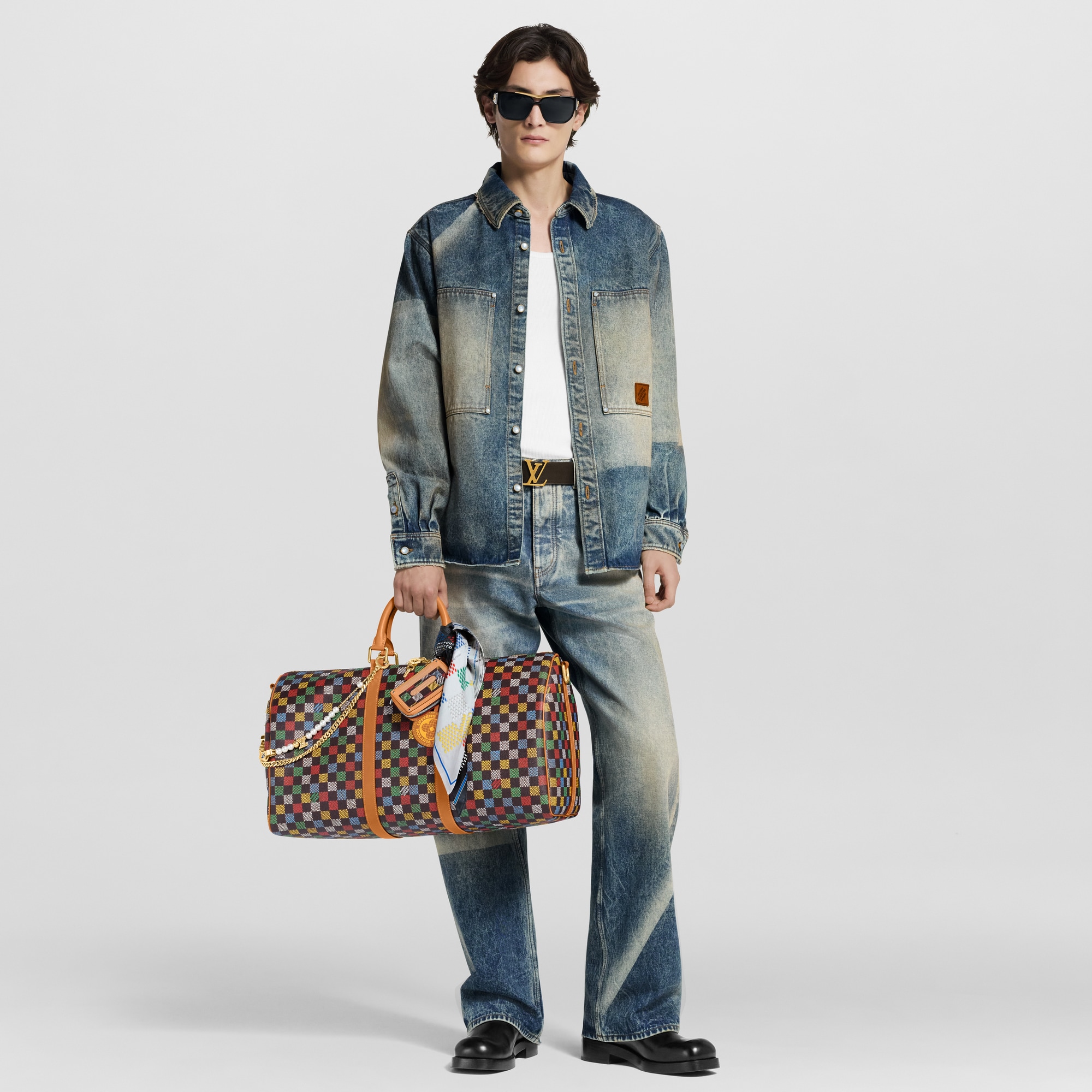 กระเป๋ารุ่น Keepall Bandoulière 50 Damier Ebene in กระเป๋าและผลิตภัณฑ์เครื่องหนังขนาดเล็ก