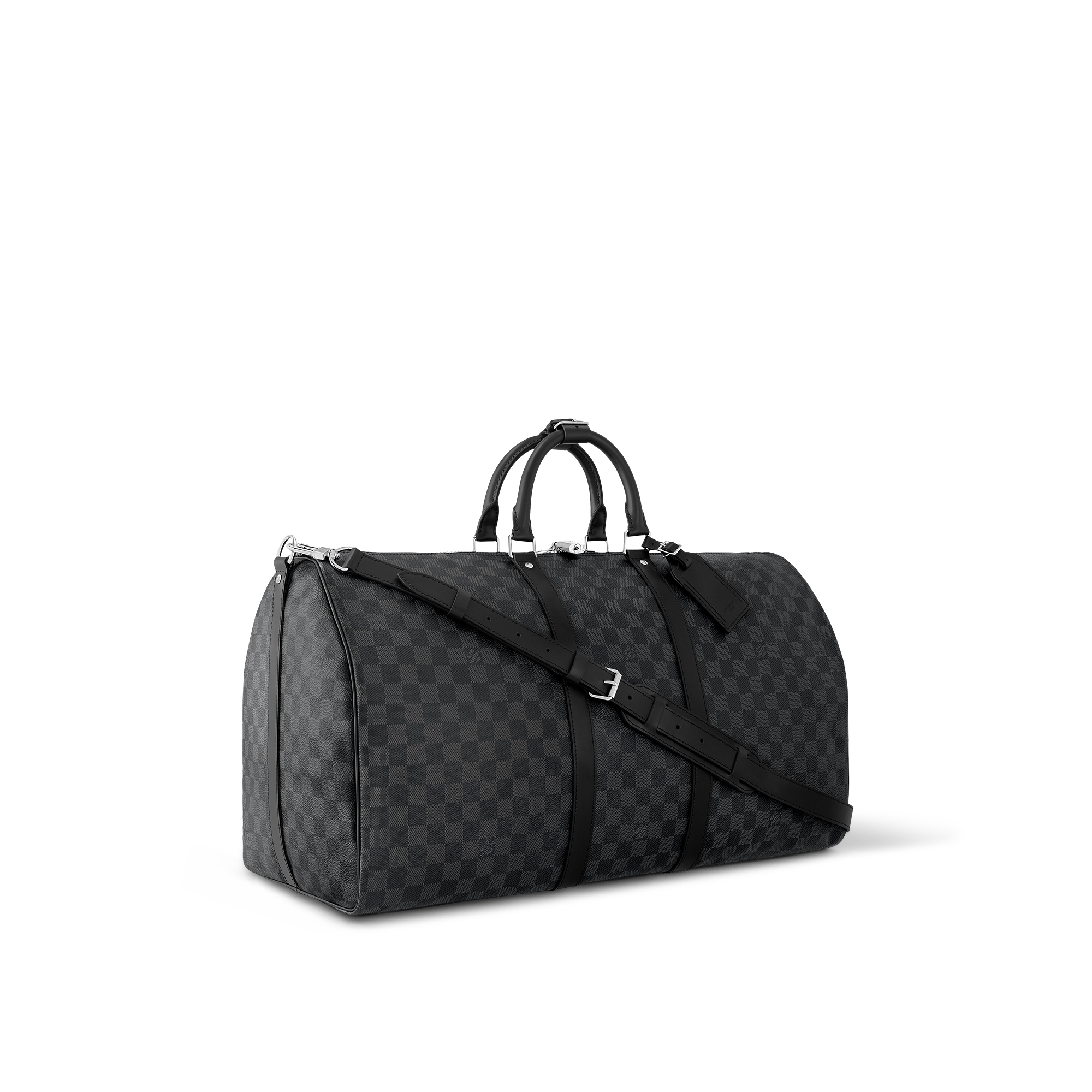 กระเป๋ารุ่น Keepall Bandoulière 55 Damier Graphite แคนวาส in ผู้ชาย