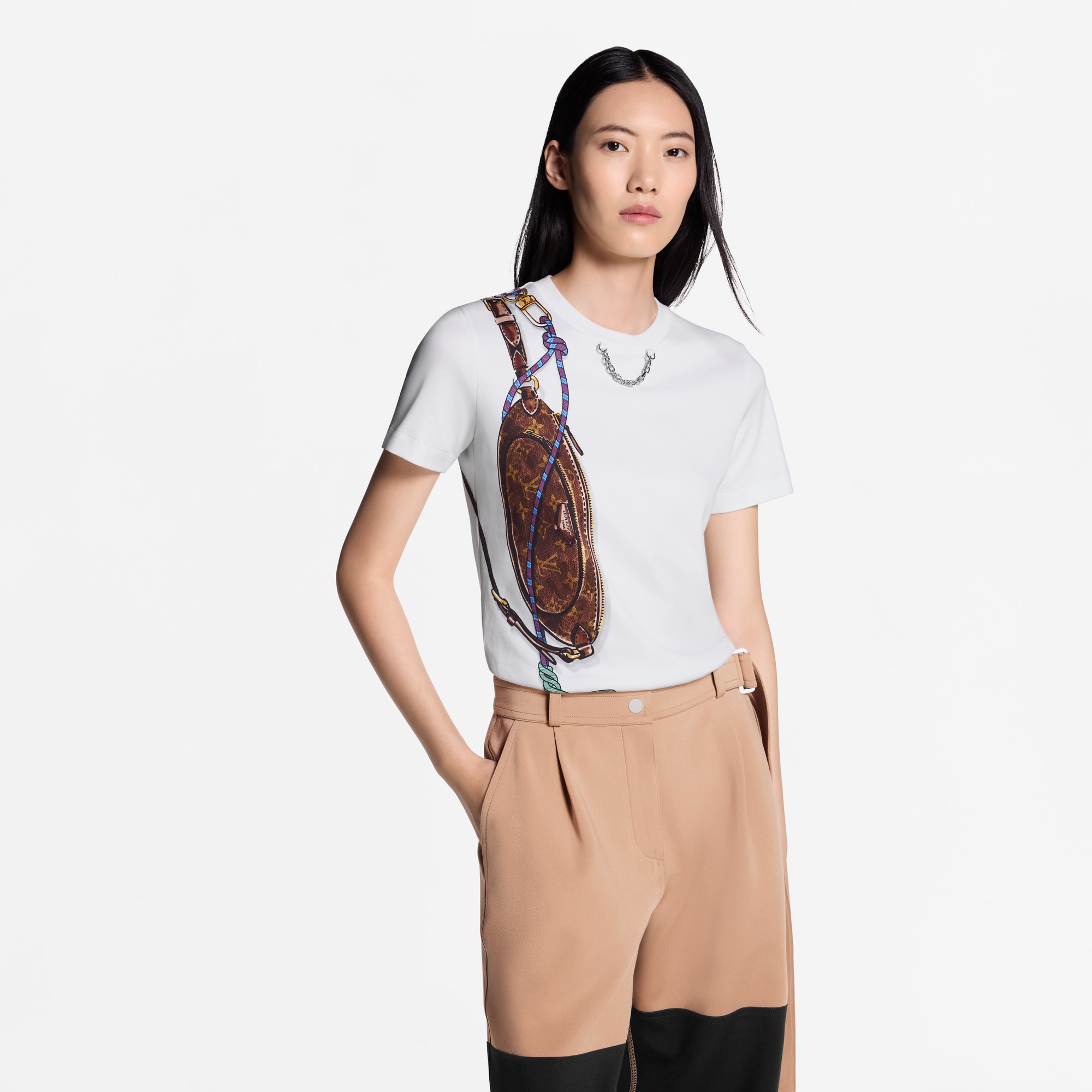 เสื้อยืดพิมพ์ลาย Keepit  in ผู้หญิง