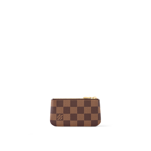 กระเป๋าใส่กุญแจรุ่น Pochette Clé Damier Ebene in ผู้หญิง's กระเป๋าสตางค์และผลิตภัณฑ์เครื่องหนังขนาดเล็ก กระเป๋าสตางค์สำหรับผู้หญิง collections by Louis Vuitton (การย่อ/ขยายผลิตภัณฑ์)