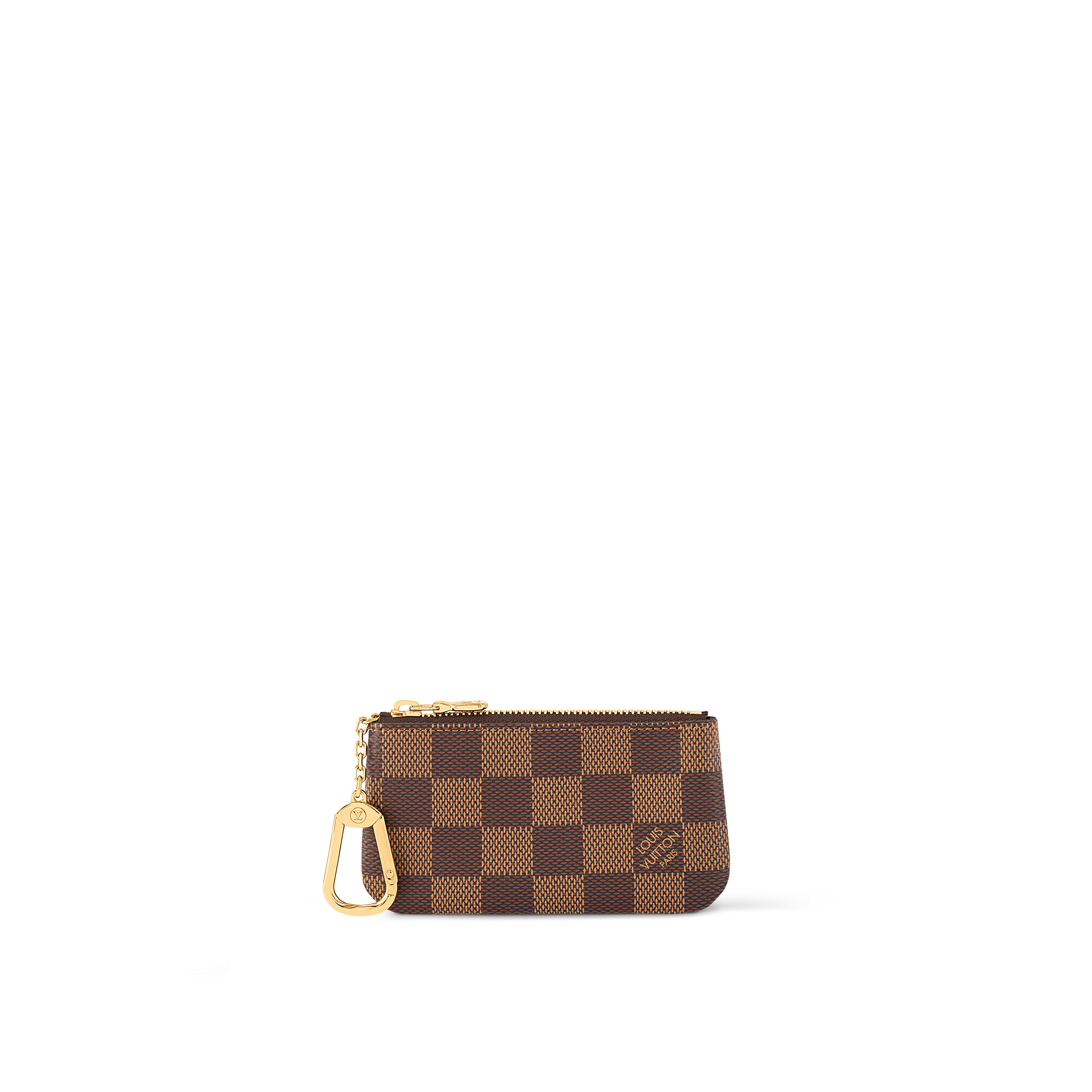 กระเป๋าใส่กุญแจรุ่น Pochette Clé Damier Ebene in ผู้หญิง