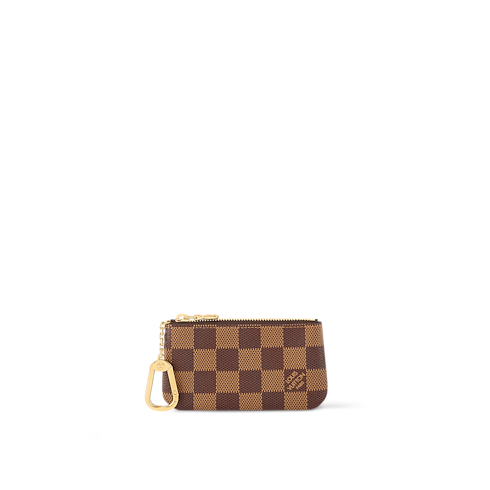กระเป๋าใส่กุญแจรุ่น Pochette Clé Damier Ebene in ผู้หญิง's กระเป๋าสตางค์และผลิตภัณฑ์เครื่องหนังขนาดเล็ก กระเป๋าสตางค์สำหรับผู้หญิง collections by Louis Vuitton (การย่อ/ขยายผลิตภัณฑ์)