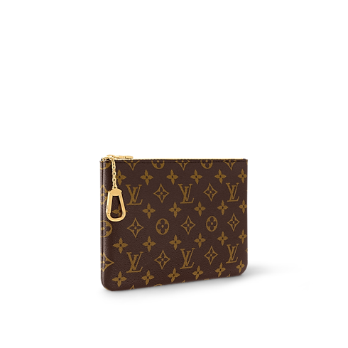 กระเป๋ารุ่น Key Pouch M Monogram in ผู้หญิง's กระเป๋าสตางค์และผลิตภัณฑ์เครื่องหนังขนาดเล็ก กระเป๋าสตางค์สำหรับผู้หญิง collections by Louis Vuitton (การย่อ/ขยายผลิตภัณฑ์)