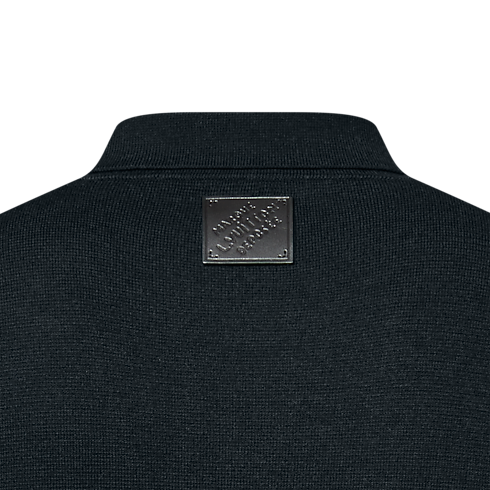 เสื้อแจ็คเก็ตบลูซงผ้านิตแต่งดีเทลหนัง in ผู้ชาย's เสื้อผ้า เสื้อโค้ทกันหนาวสำหรับผู้ชาย collections by Louis Vuitton (การย่อ/ขยายผลิตภัณฑ์)