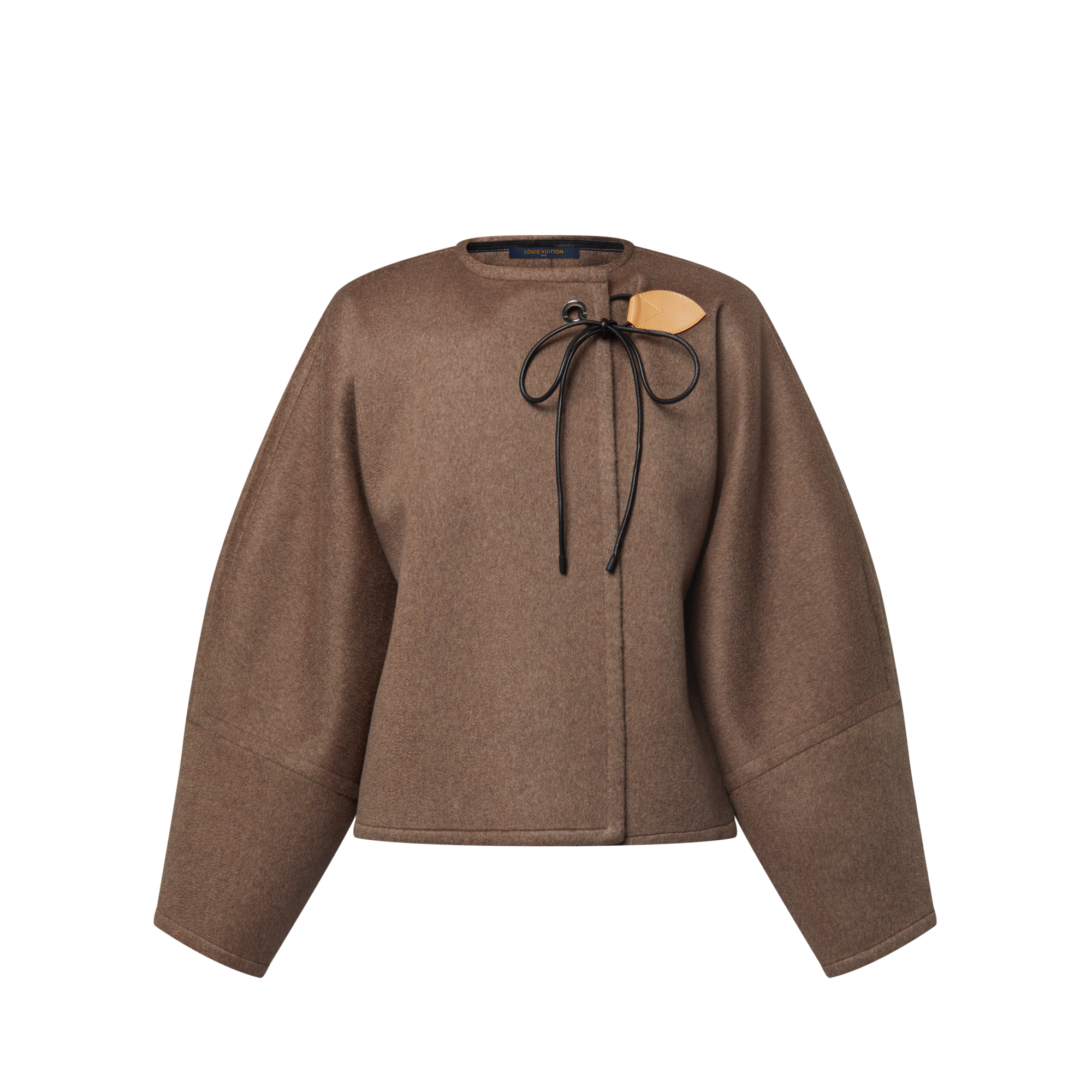 เสื้อแจ็คเก็ตแขนบอลลูนแต่งเนคไทลูกไม้  in ผู้หญิง