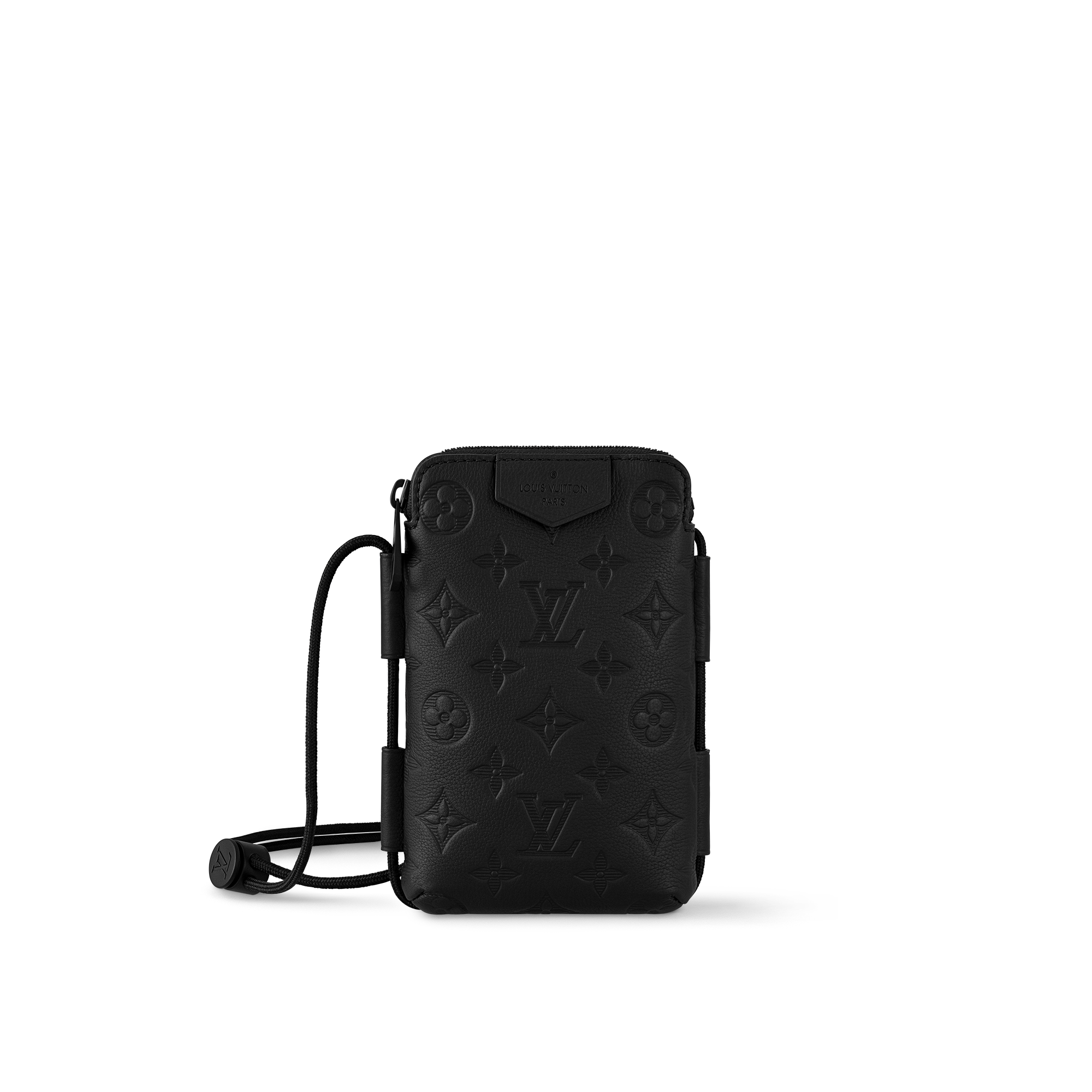 กระเป๋ารุ่น Lace Up Pouch หนัง Monogram Shadow in ผู้ชาย