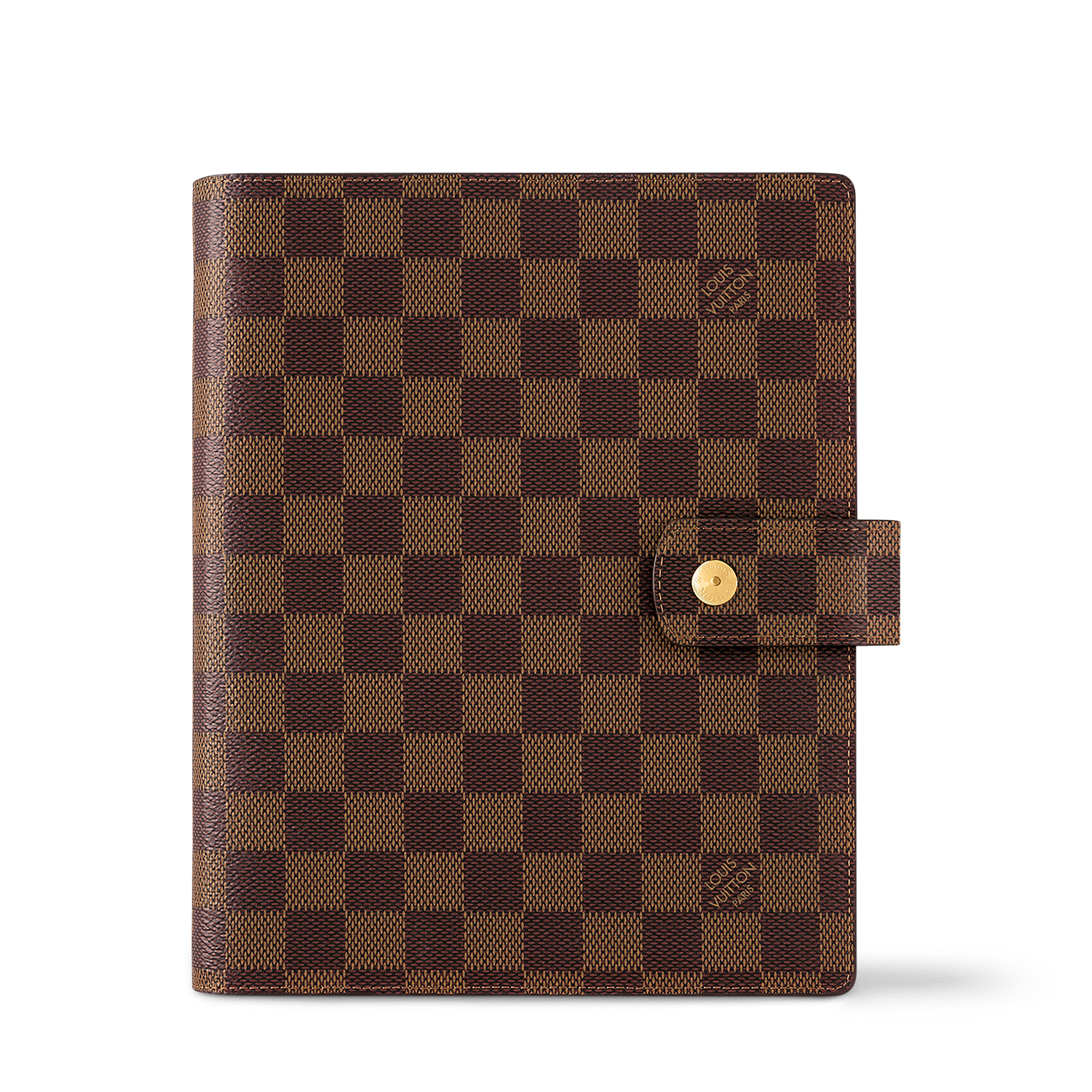 ปกสมุดบันทึกขนาดใหญ่ Damier Ebene in กระเป๋าและผลิตภัณฑ์เครื่องหนังขนาดเล็ก