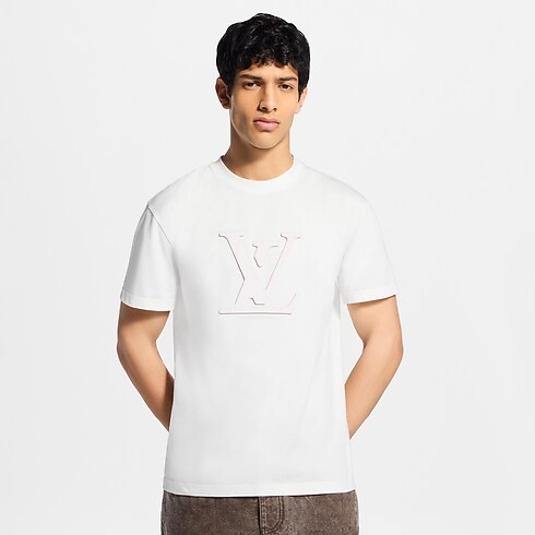 เสื้อยืดลายสัญลักษณ์แบบเลเซอร์คัท cropped view