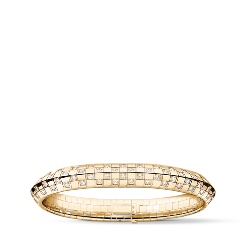 Le Damier de Louis Vuitton Double Row Bracelet, Yellow Gold and Diamonds in จิวเวลรี่'s หมวดหมู่ กำไลและสร้อยข้อมือ collections by Louis Vuitton (การย่อ/ขยายผลิตภัณฑ์)