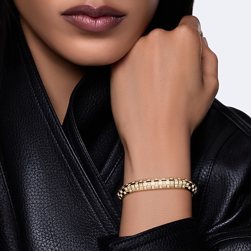 Le Damier de Louis Vuitton Double Row Bracelet, Yellow Gold and Diamonds in จิวเวลรี่'s หมวดหมู่ กำไลและสร้อยข้อมือ collections by Louis Vuitton (การย่อ/ขยายผลิตภัณฑ์)
