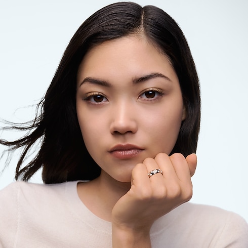 แหวนขนาดกลาง Le Damier de Louis Vuitton โรสโกลด์และเพชร in จิวเวลรี่'s หมวดหมู่ แหวน collections by Louis Vuitton (การย่อ/ขยายผลิตภัณฑ์)