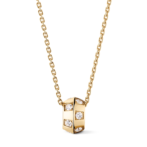 จี้ Le Damier de Louis Vuitton ไวท์โกลด์และเพชร in จิวเวลรี่'s หมวดหมู่ สร้อยคอและจี้ collections by Louis Vuitton