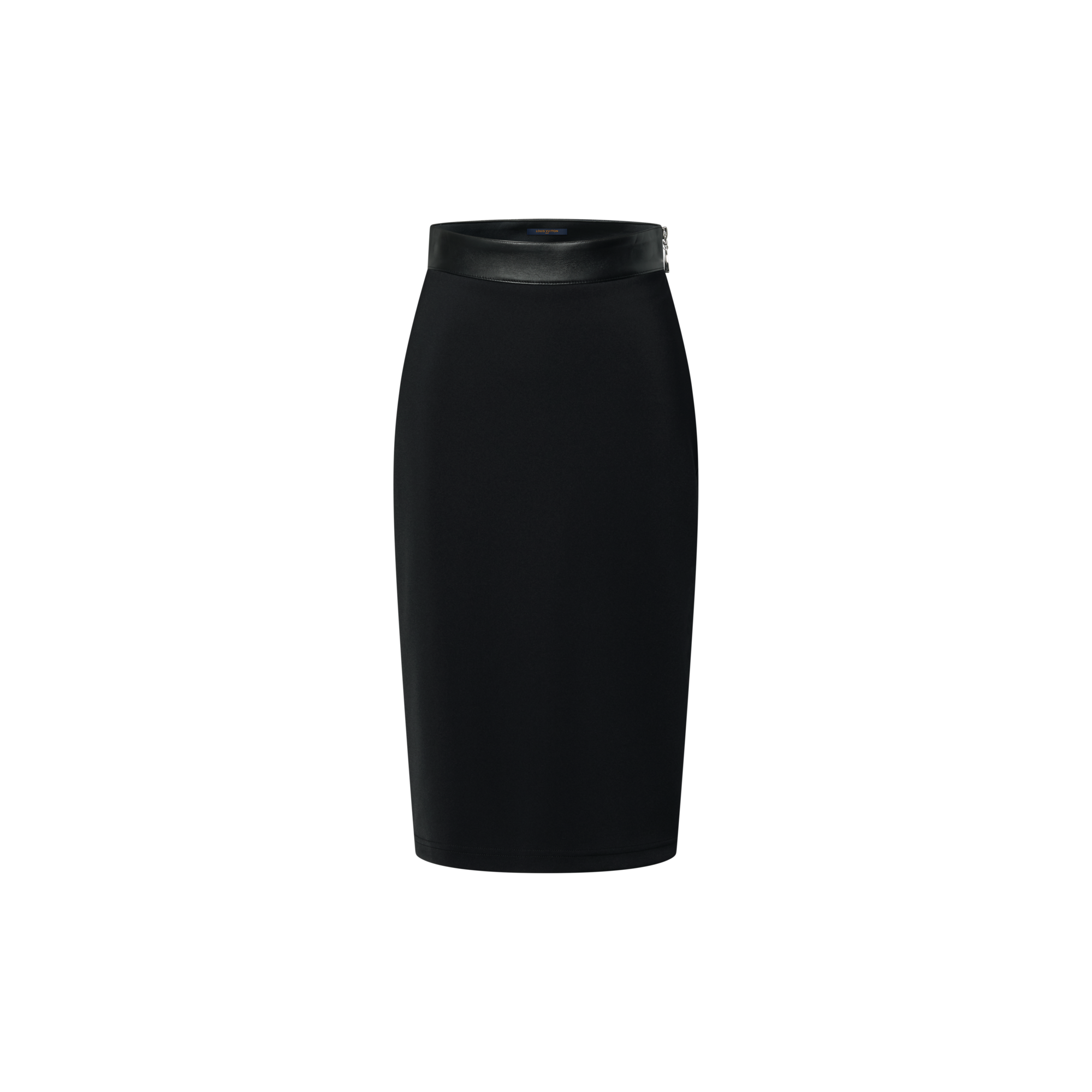 กระโปรงแต่งดีเทลหนังผ้าเจอร์ซีย์เทคนิคอล  in ผู้หญิง