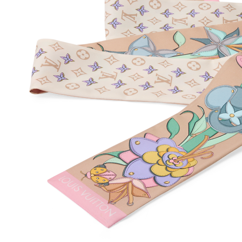 ผ้า Bandeau รุ่น Leather Flowers . in ผู้หญิง's แอคเซสเซอรี่ ผ้าโพกหัวสำหรับผู้หญิง collections by Louis Vuitton (การย่อ/ขยายผลิตภัณฑ์)