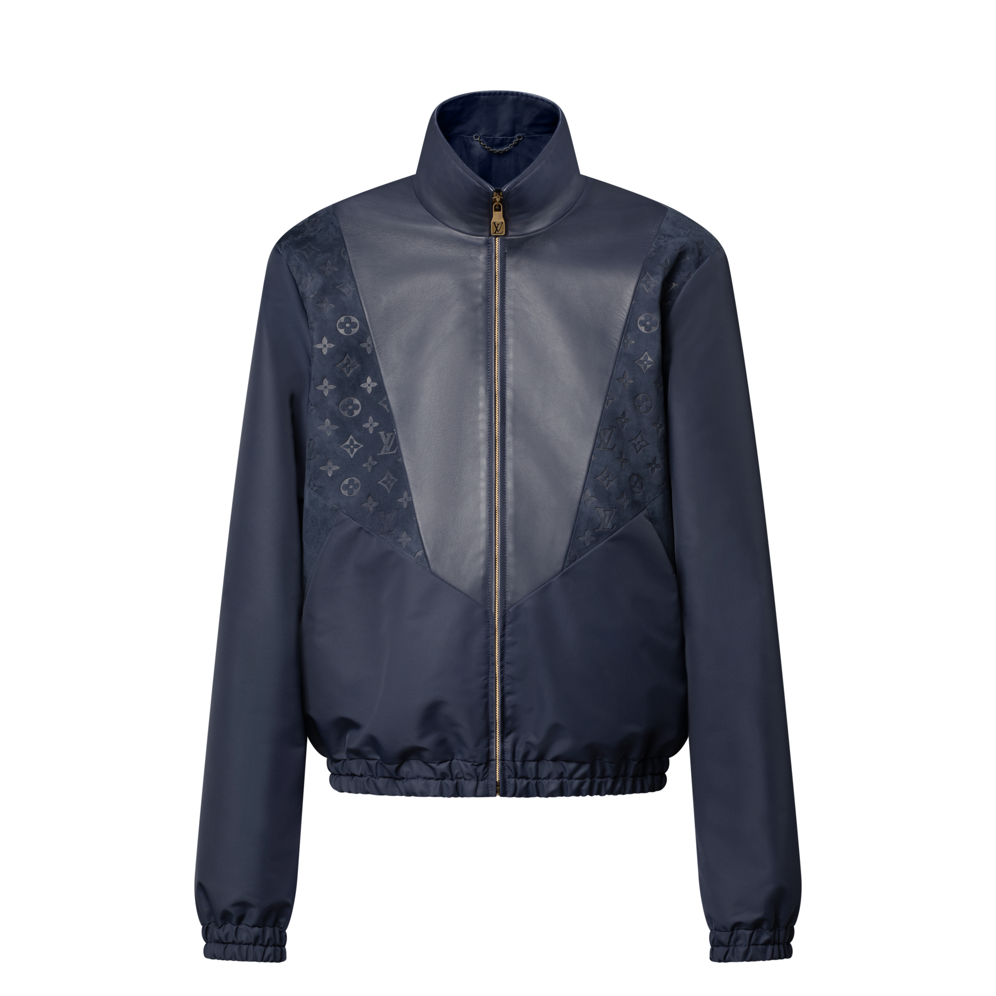 Leather Mix Track Top  in ผู้ชาย