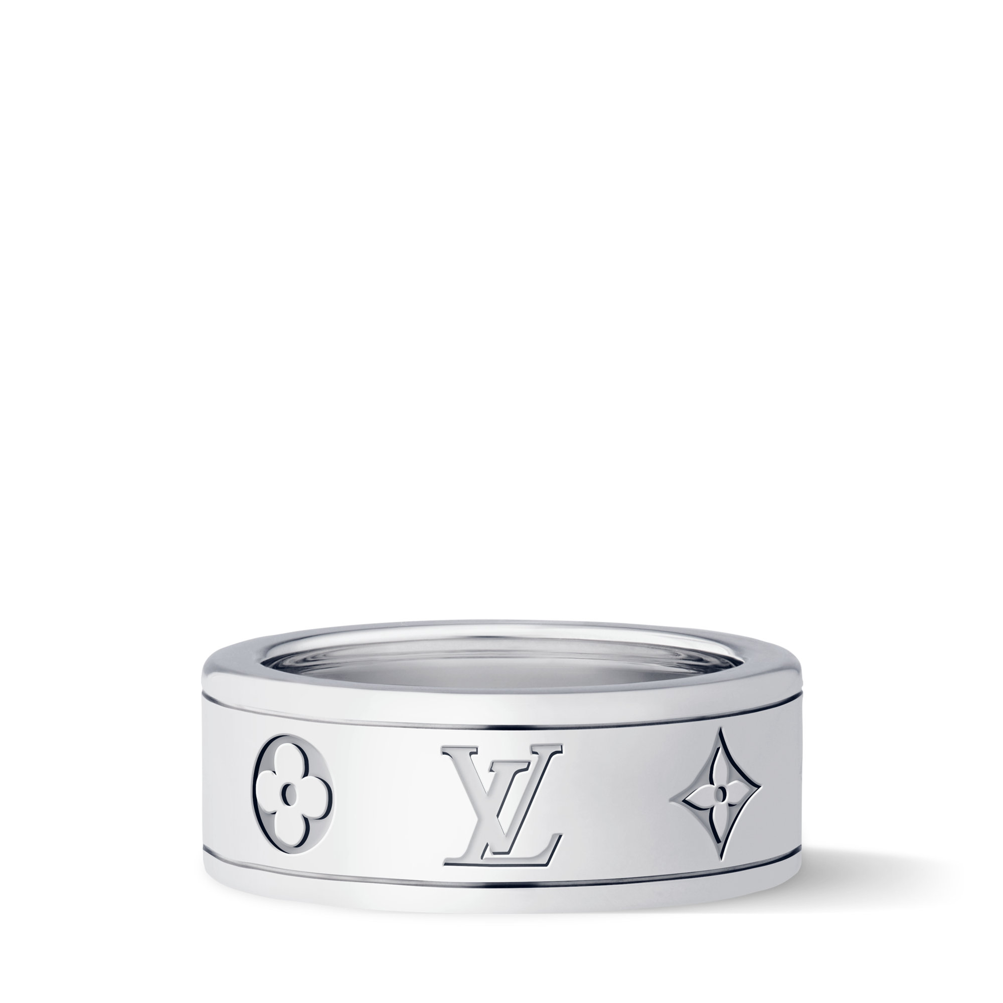 Les Gaston Vuitton Small Ring, White Gold  in จิวเวลรี่