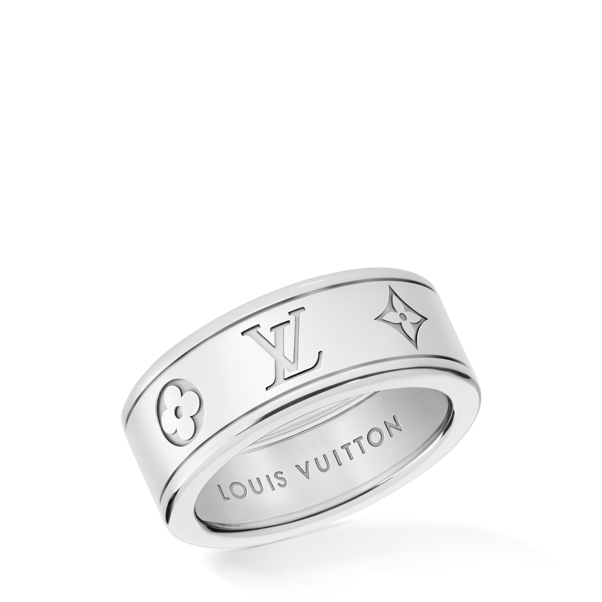 Les Gaston Vuitton Small Ring, White Gold  in จิวเวลรี่