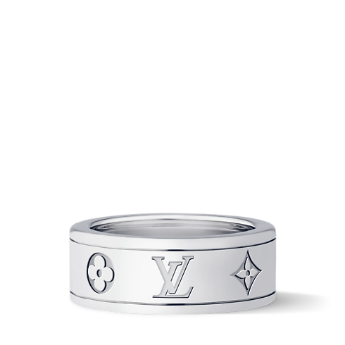 Les Gaston Vuitton Small Ring, White Gold in จิวเวลรี่'s หมวดหมู่ แหวน collections by Louis Vuitton (การย่อ/ขยายผลิตภัณฑ์)