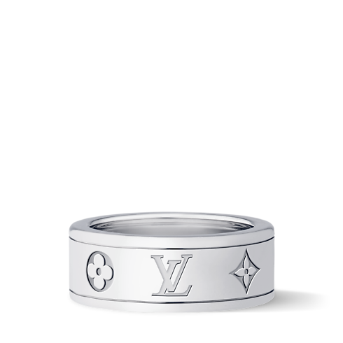 Les Gaston Vuitton Small Ring, White Gold in จิวเวลรี่'s หมวดหมู่ แหวน collections by Louis Vuitton (การย่อ/ขยายผลิตภัณฑ์)