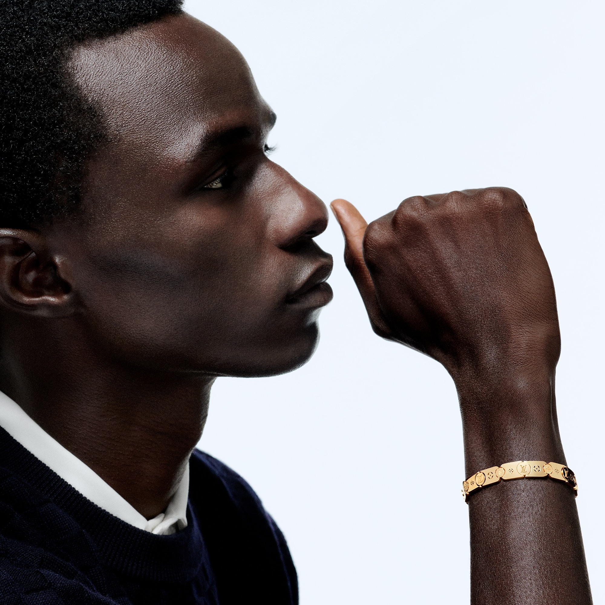 Les Gastons Vuitton Gourmette Bracelet, Yellow Gold  in จิวเวลรี่