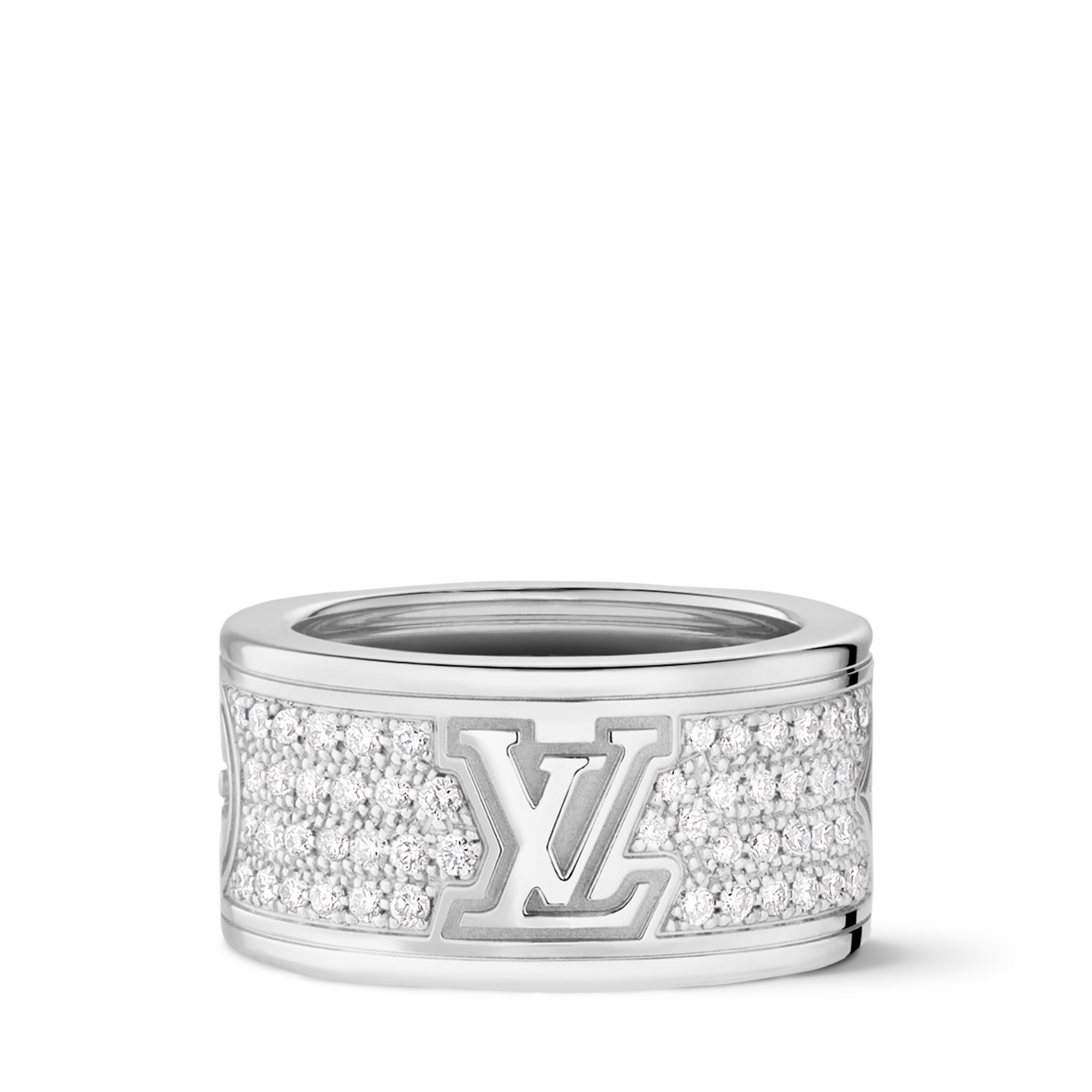 Les Gastons Vuitton Large Ring, White Gold and Diamonds  in จิวเวลรี่