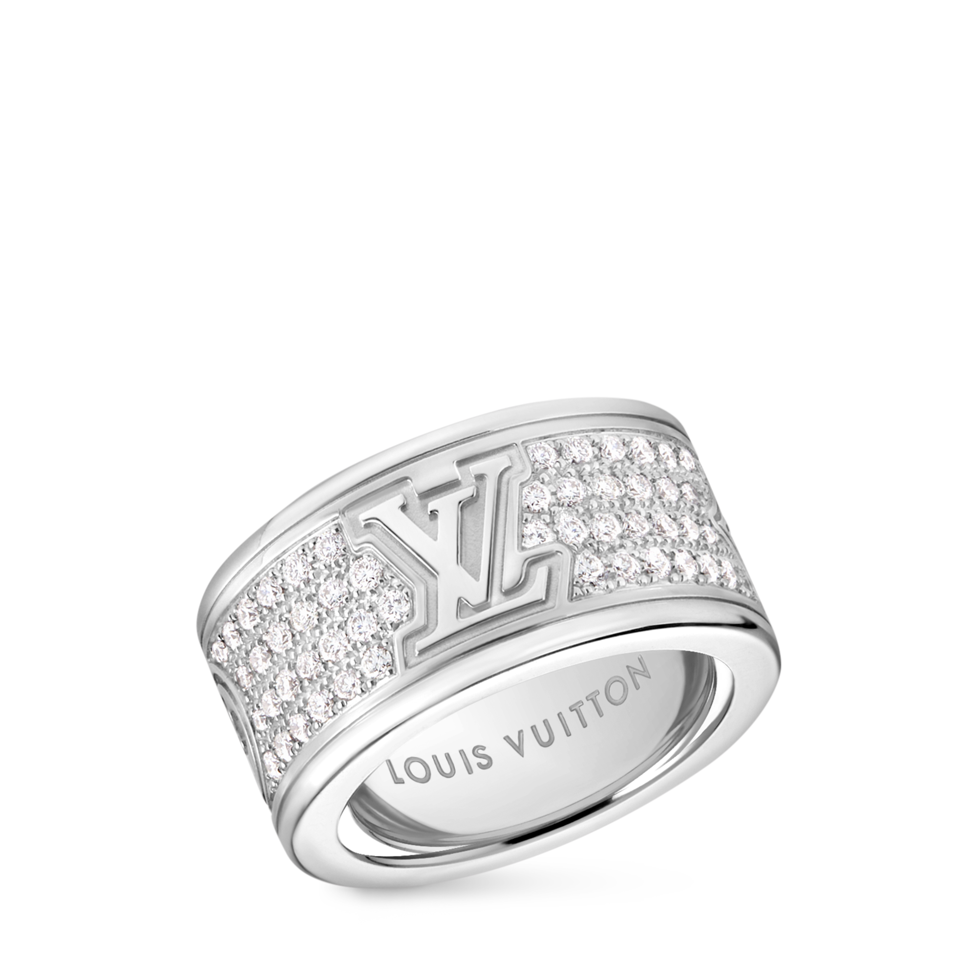 Les Gastons Vuitton Large Ring, White Gold and Diamonds  in จิวเวลรี่