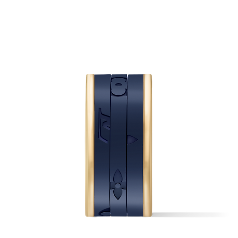 Les Gastons Vuitton Puzzle Ring, Yellow Gold and Titanium in จิวเวลรี่'s หมวดหมู่ แหวน collections by Louis Vuitton (การย่อ/ขยายผลิตภัณฑ์)