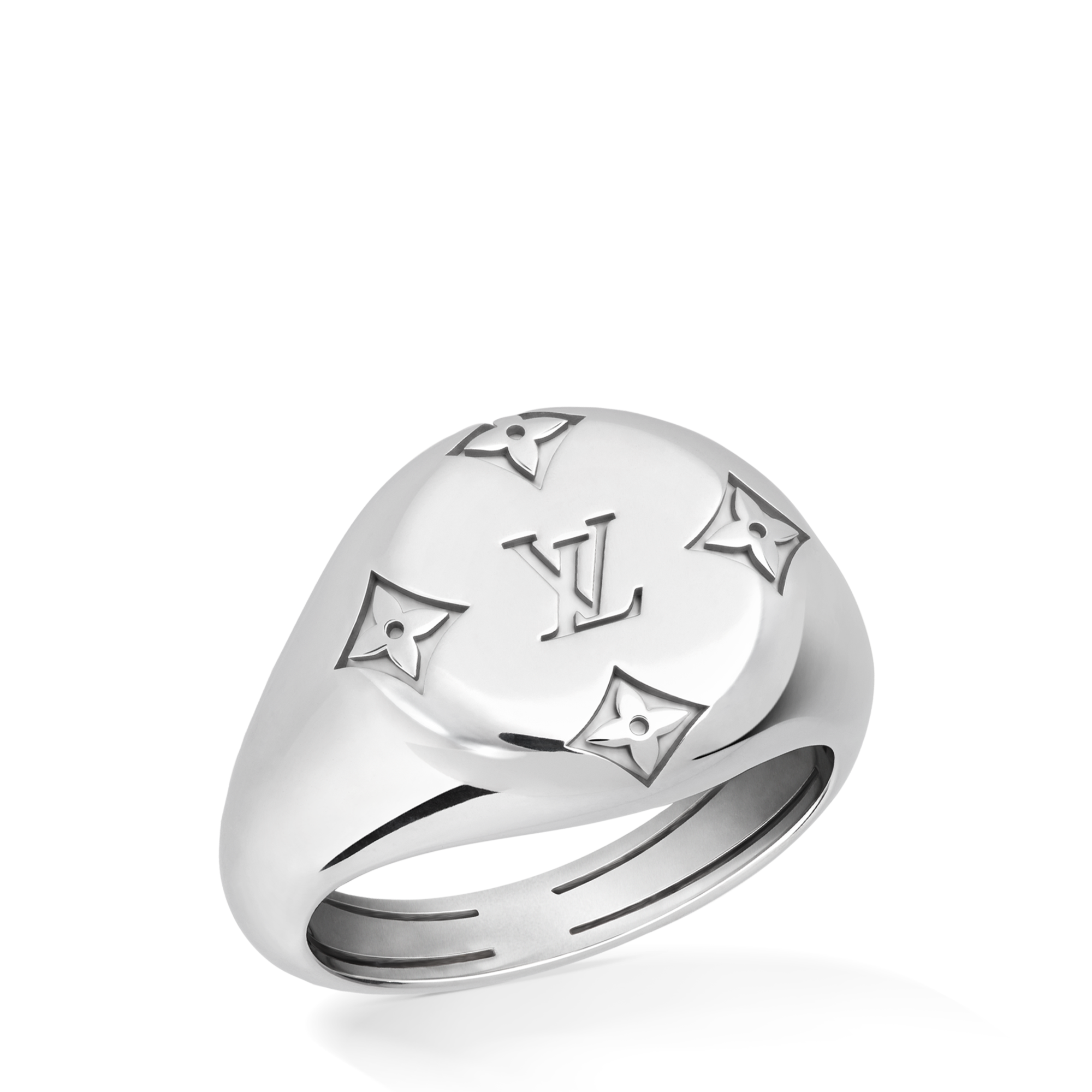 Les Gastons Vuitton Signet Ring, White Gold  in จิวเวลรี่