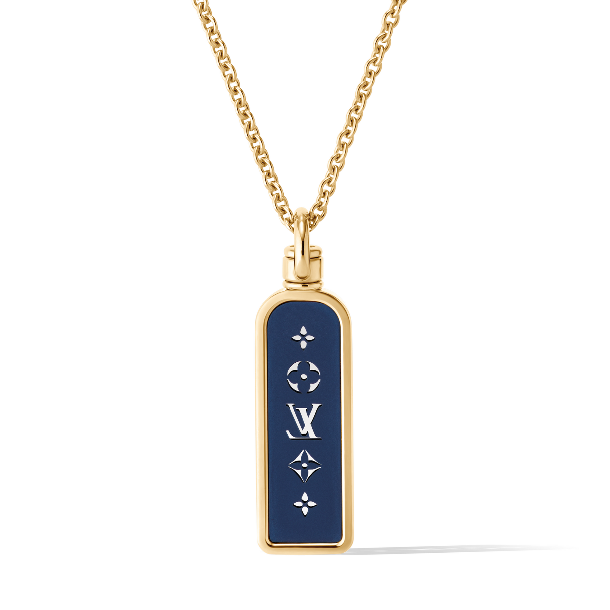 จี้ Les Gastons Vuitton Small Tag เยลโลว์โกลด์และไทเทเนียม  in Les Extraordinaires