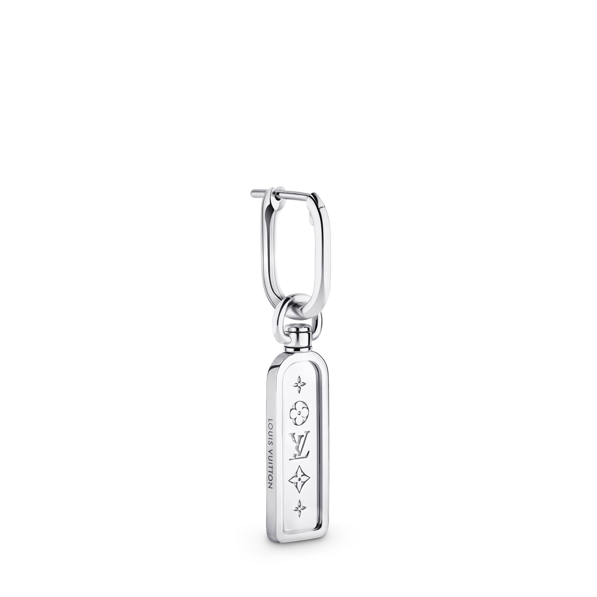 จี้ Les Gastons Vuitton Tag Single Hoop ไวท์โกลด์  in จิวเวลรี่