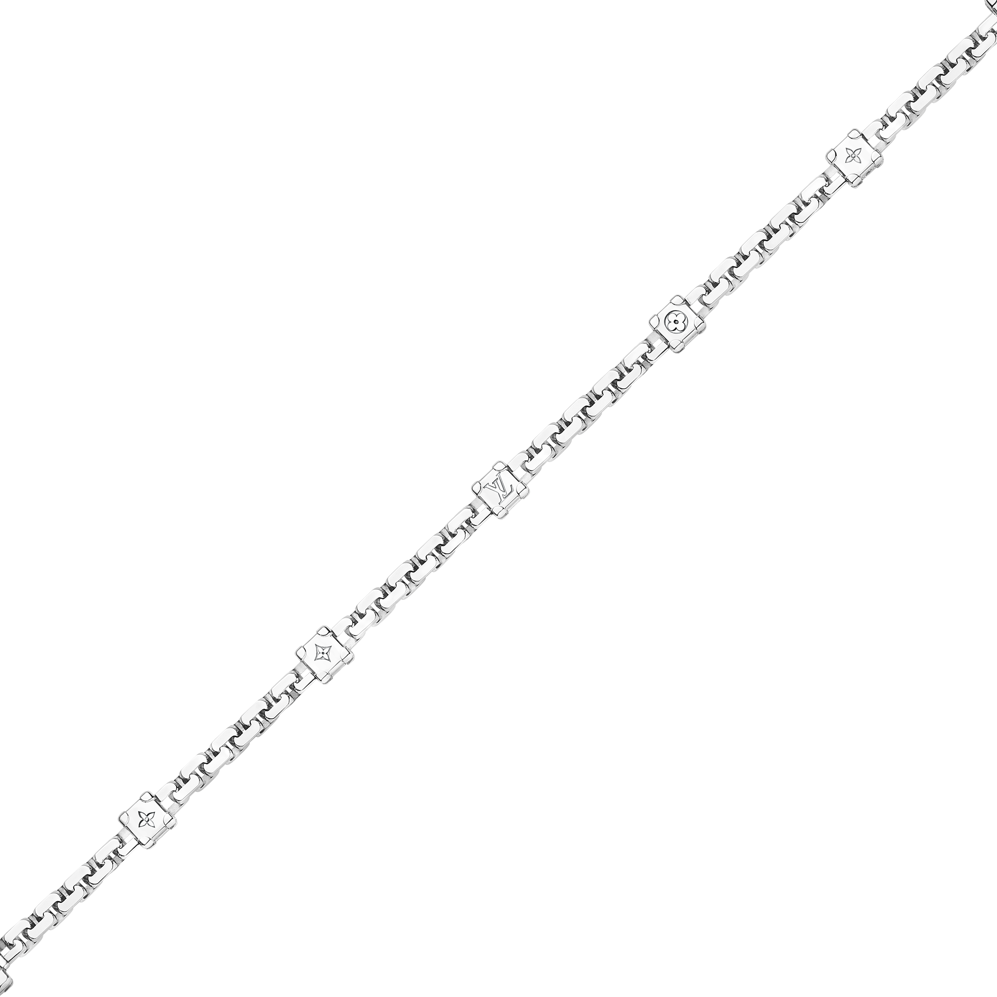 Les Gastons Vuitton Trunk Bracelet, White Gold and Diamonds  in จิวเวลรี่