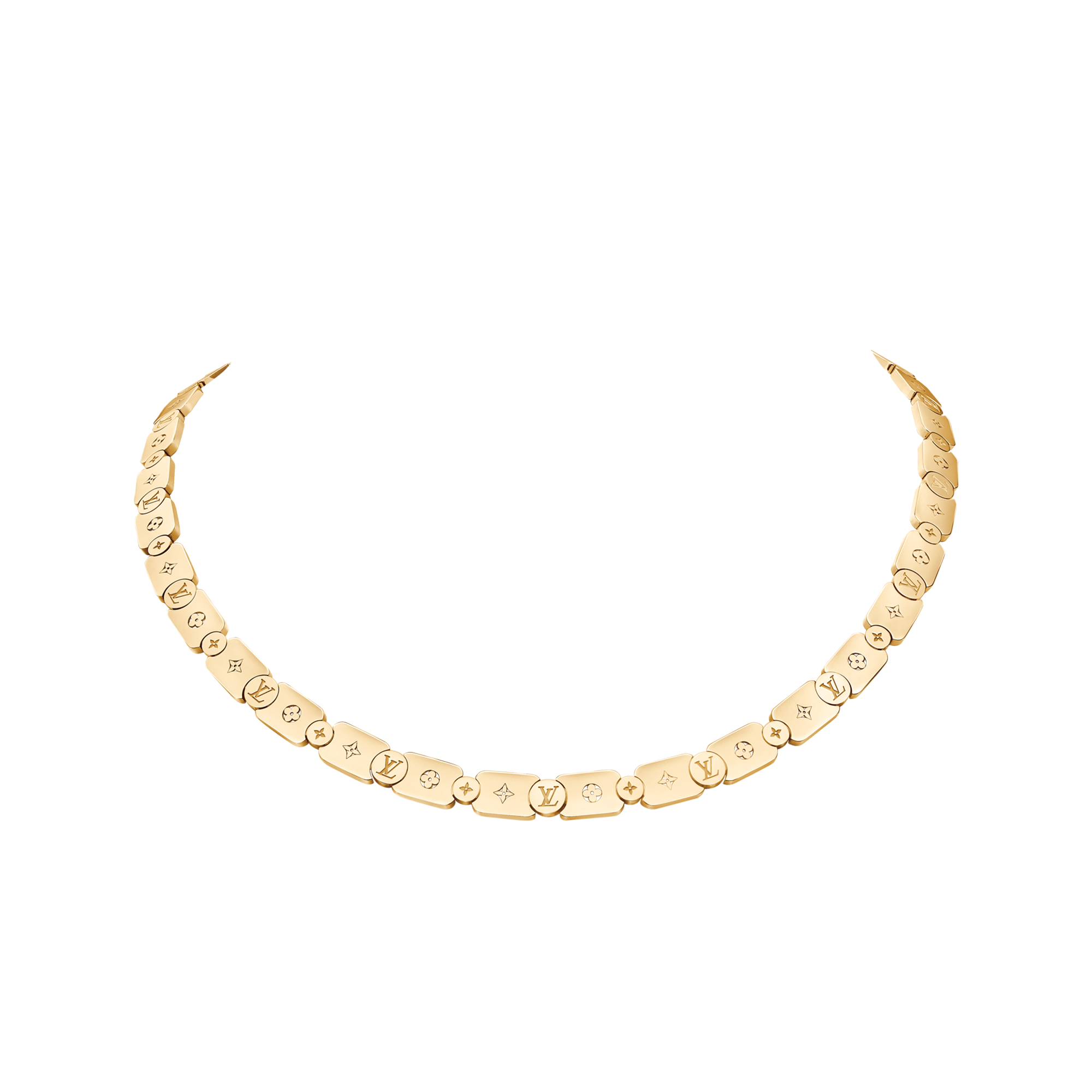 สร้อยคอ Les Gastons Vuitton Gourmette เยลโลว์โกลด์  in Les Extraordinaires