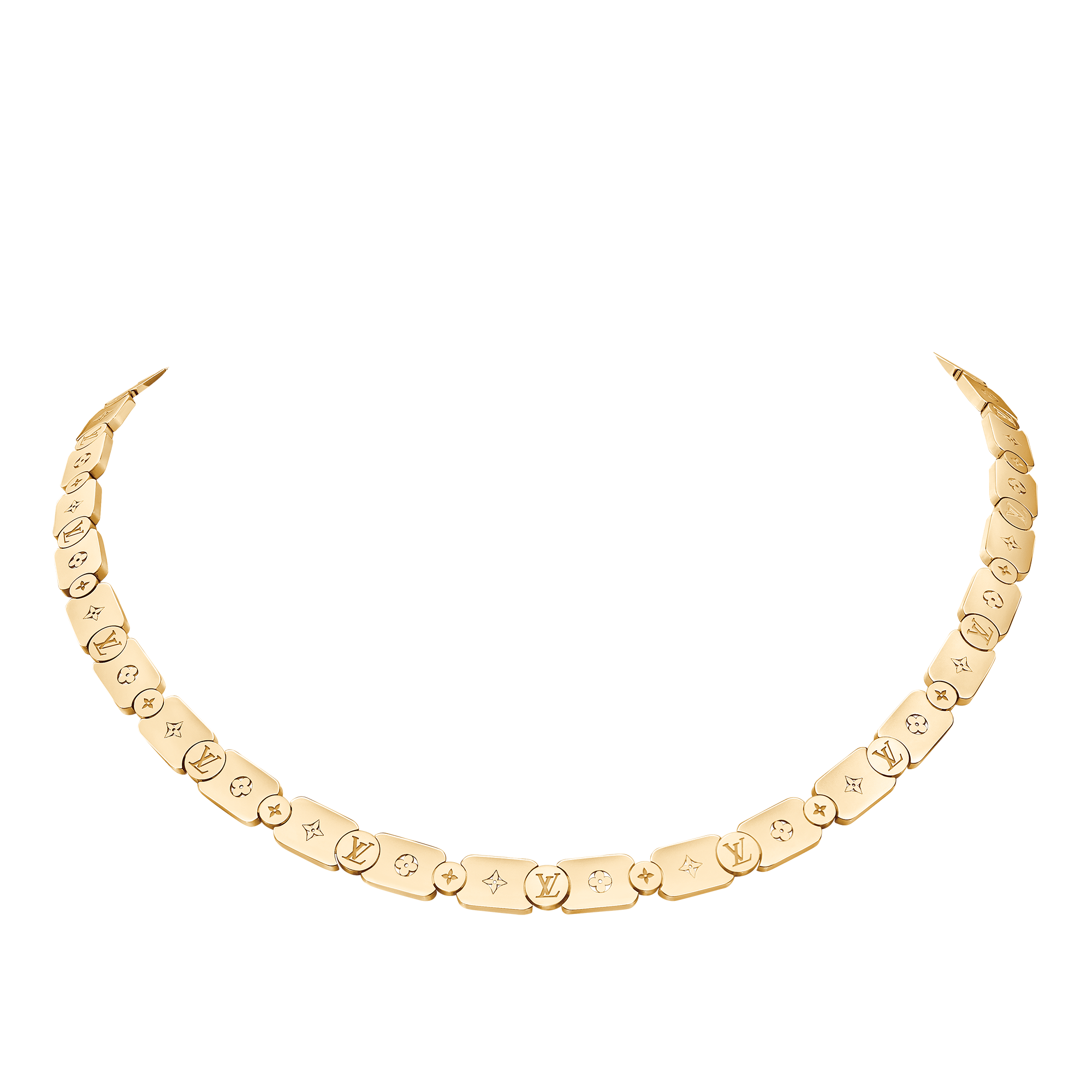 สร้อยคอ Les Gastons Vuitton Gourmette เยลโลว์โกลด์  in Les Extraordinaires