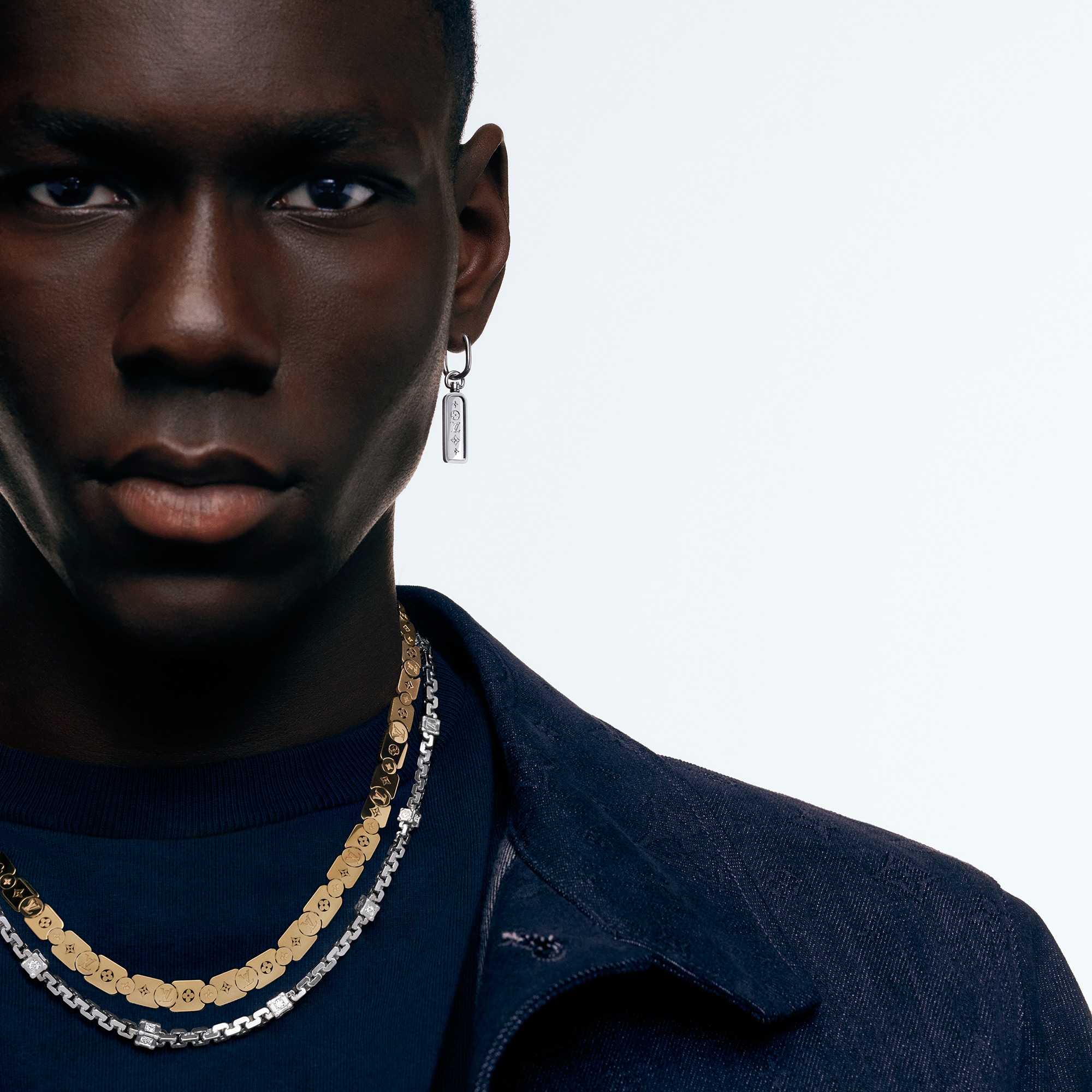 สร้อยคอ Les Gastons Vuitton Gourmette เยลโลว์โกลด์  in Les Extraordinaires