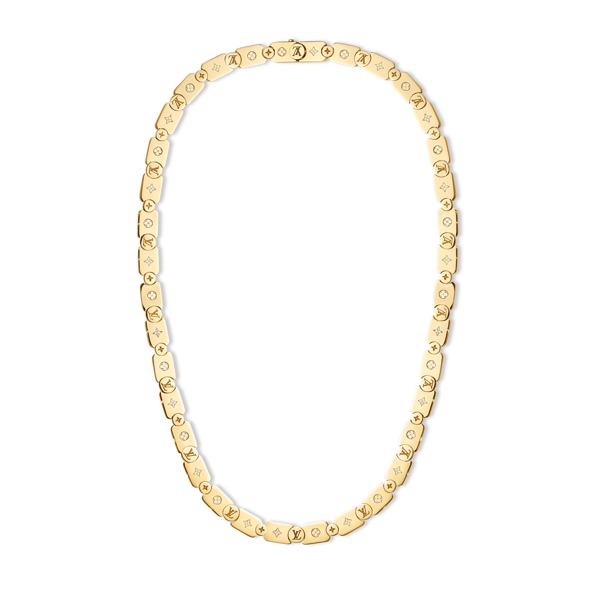 สร้อยคอ Les Gastons Vuitton Gourmette เยลโลว์โกลด์  in Les Extraordinaires