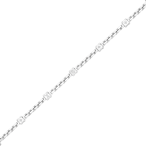 สร้อยคอ Les Gastons Vuitton Trunk ไวท์โกลด์และเพชร in Les Extraordinaires's จิวเวลรี่ สร้อยคอและจี้ collections by Louis Vuitton (การย่อ/ขยายผลิตภัณฑ์)