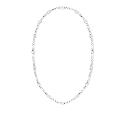 สร้อยคอ Les Gastons Vuitton Trunk ไวท์โกลด์และเพชร in Les Extraordinaires's จิวเวลรี่ สร้อยคอและจี้ collections by Louis Vuitton (การย่อ/ขยายผลิตภัณฑ์)