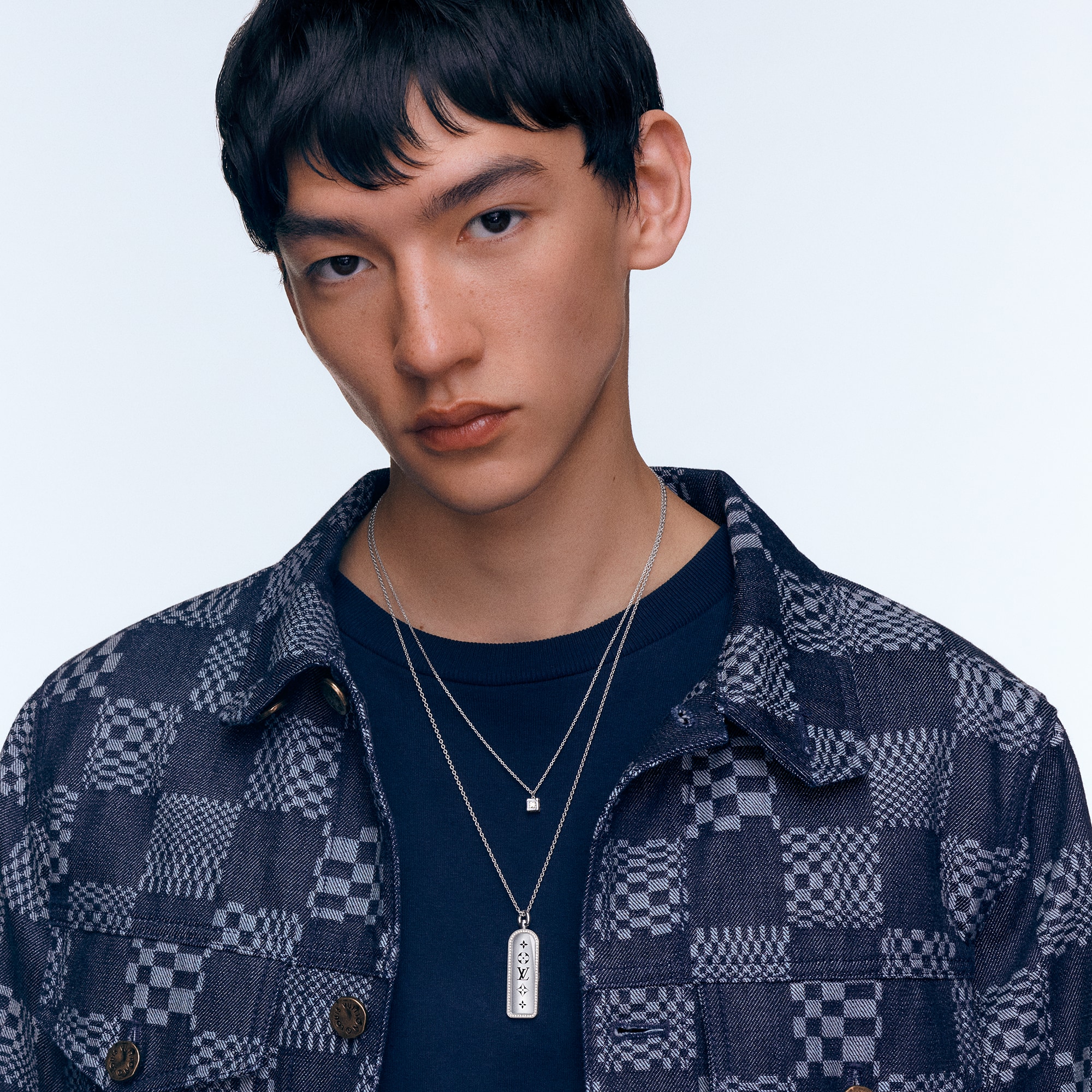 จี้ Les Gastons Vuitton Trunk ไวท์โกลด์และเพชร  in Les Extraordinaires