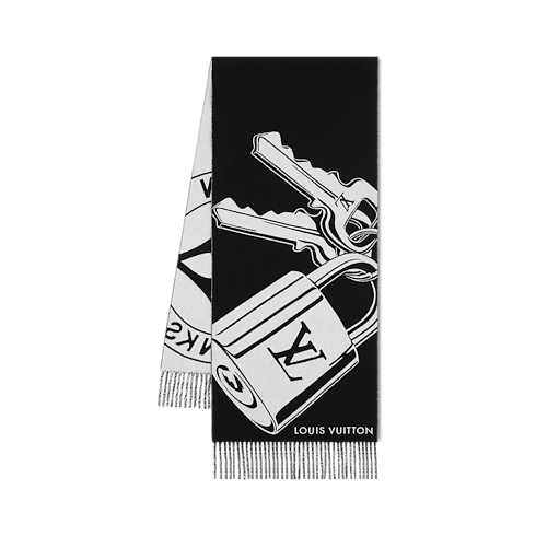 ผ้าพันคอรุ่น Lock And Keys . in ผู้หญิง's แอคเซสเซอรี่ ผ้าพันคอสำหรับผู้หญิง collections by Louis Vuitton (การย่อ/ขยายผลิตภัณฑ์)