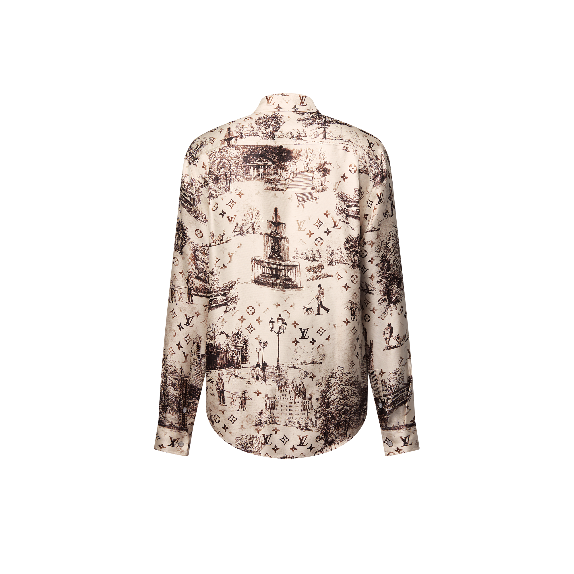 เสื้อเชิ้ตแขนยาวผ้าไหม  in ผู้ชาย