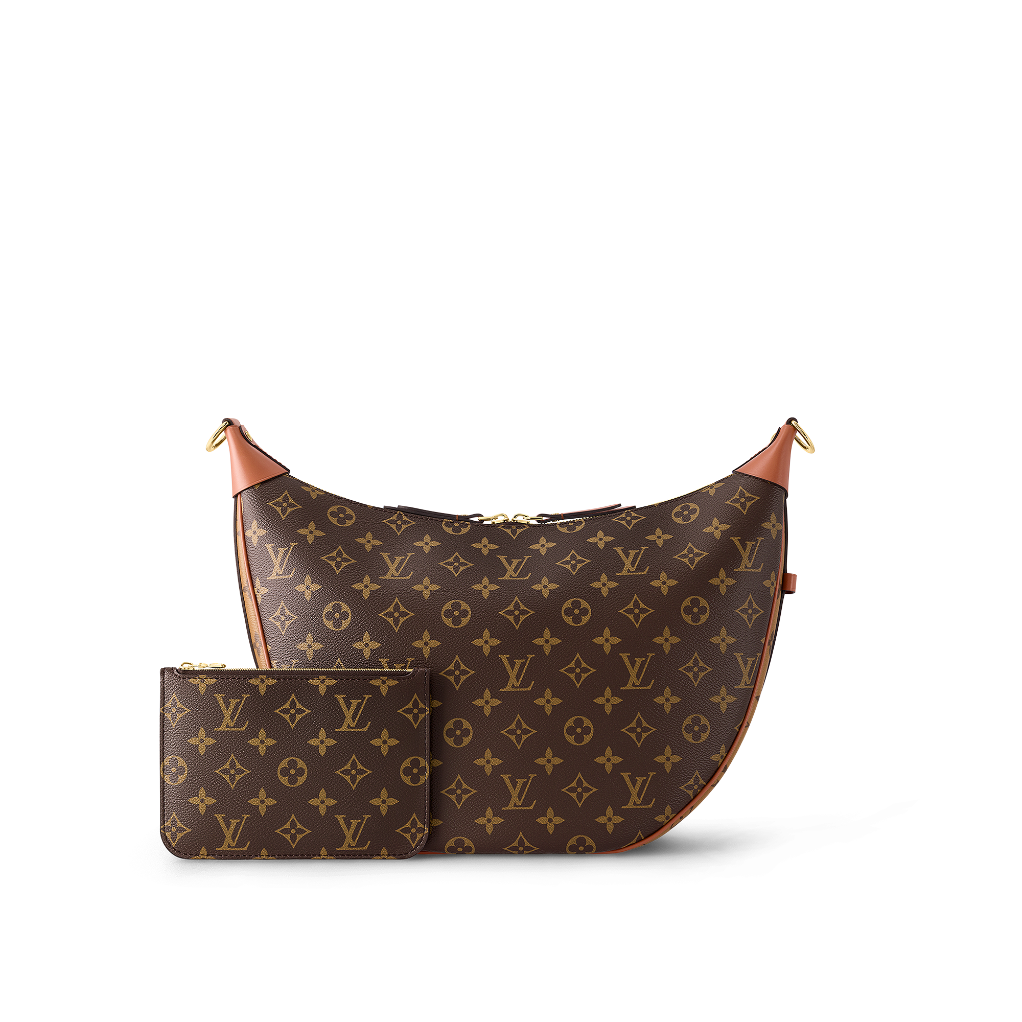 กระเป๋ารุ่น Loop Hobo Monogram แคนวาส in ผู้หญิง