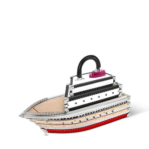 กระเป๋ารุ่น Louis Boat หนังประเภทอื่น in Les Extraordinaires's ฮาร์ดไซด์ ซีเซินเนิล collections by Louis Vuitton (การย่อ/ขยายผลิตภัณฑ์)