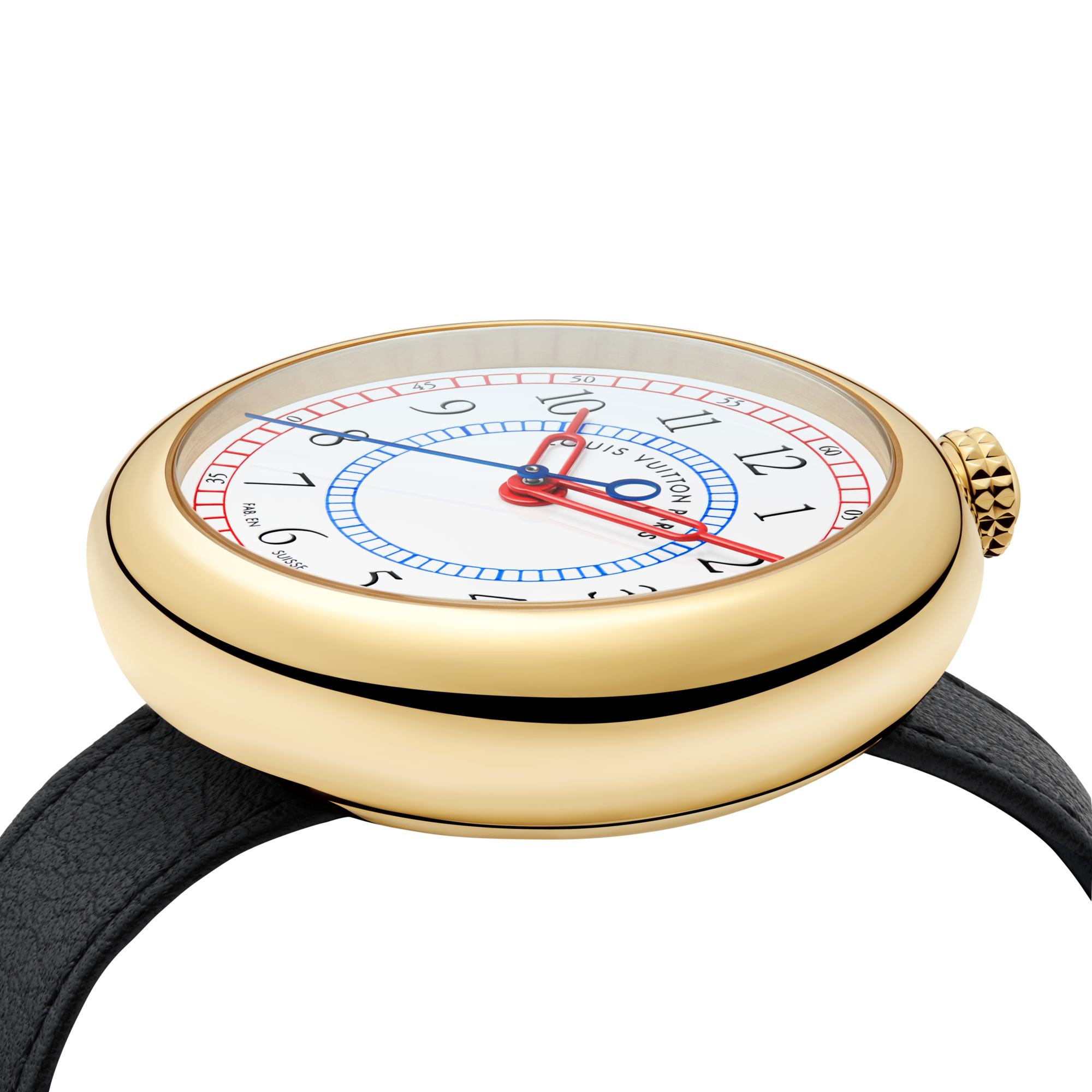 นาฬิการุ่น Louis Vuitton Monterey ระบบอัตโนมัติ 39 มม. เยลโลว์โกลด์  in นาฬิกา