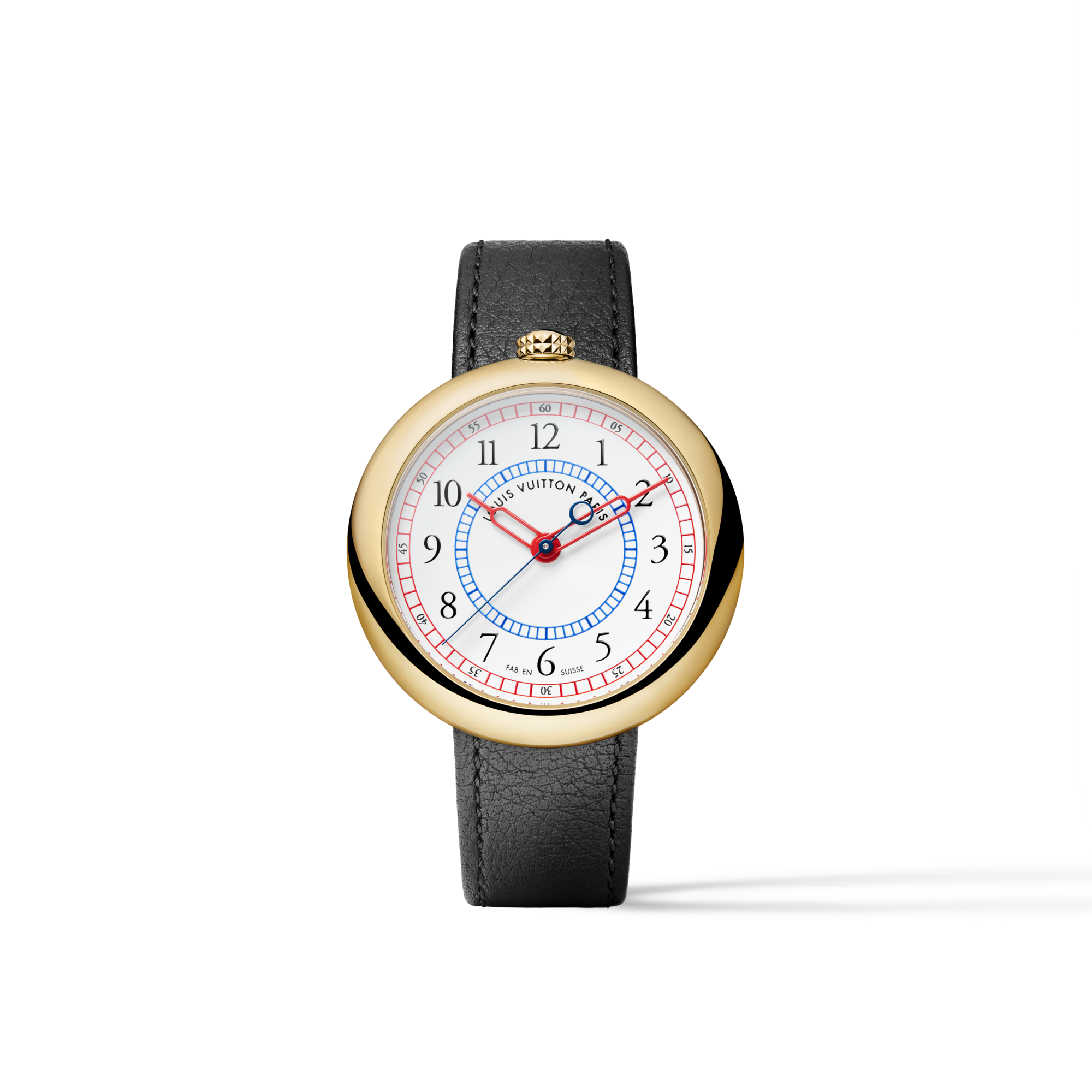 นาฬิการุ่น Louis Vuitton Monterey ระบบอัตโนมัติ 39 มม. เยลโลว์โกลด์  in นาฬิกา