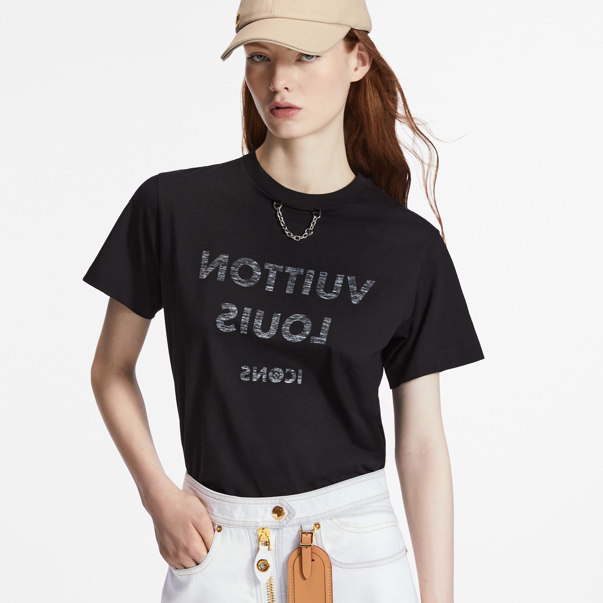 เสื้อยืดรุ่น Louis Vuitton Print  in ผู้หญิง