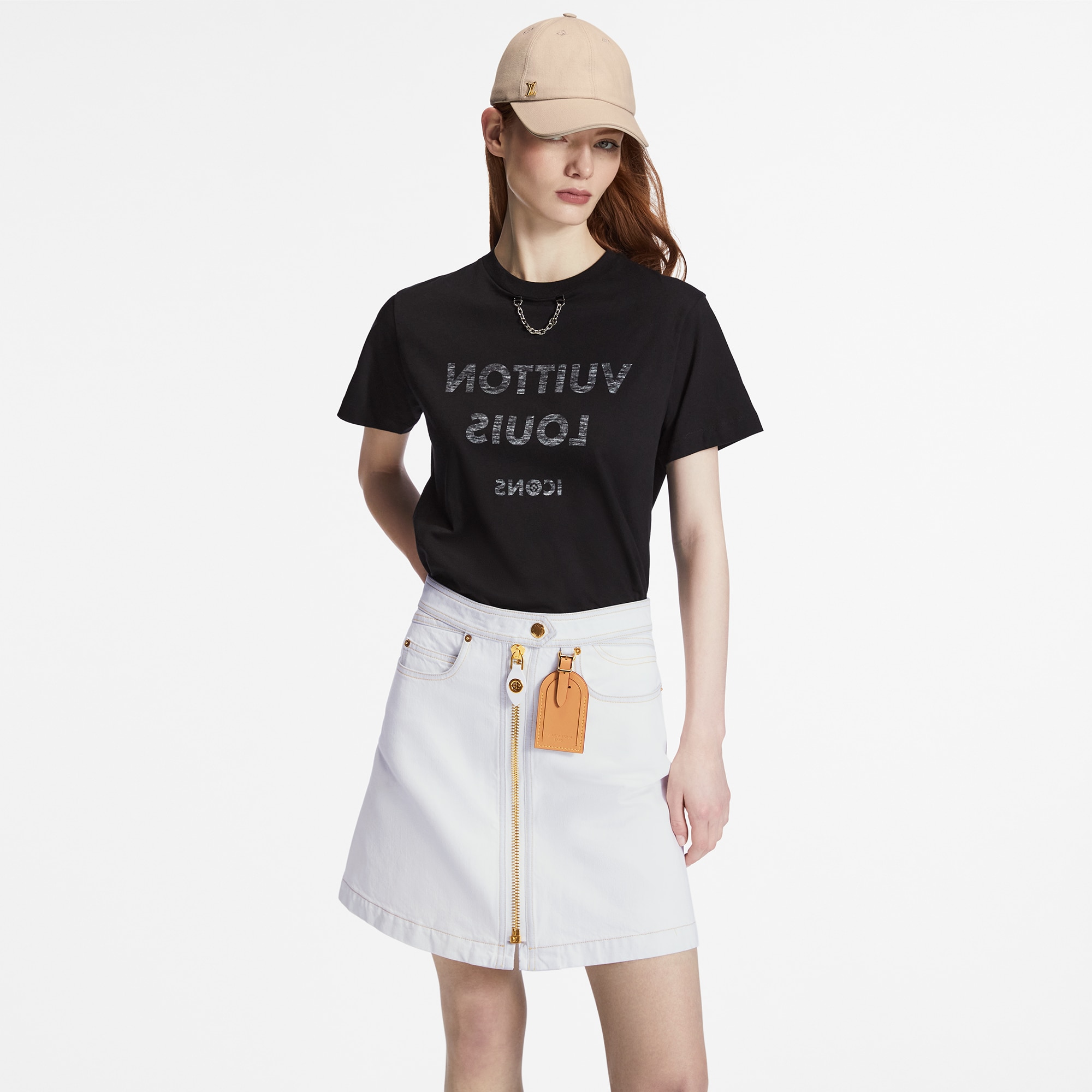 เสื้อยืดรุ่น Louis Vuitton Print  in ผู้หญิง
