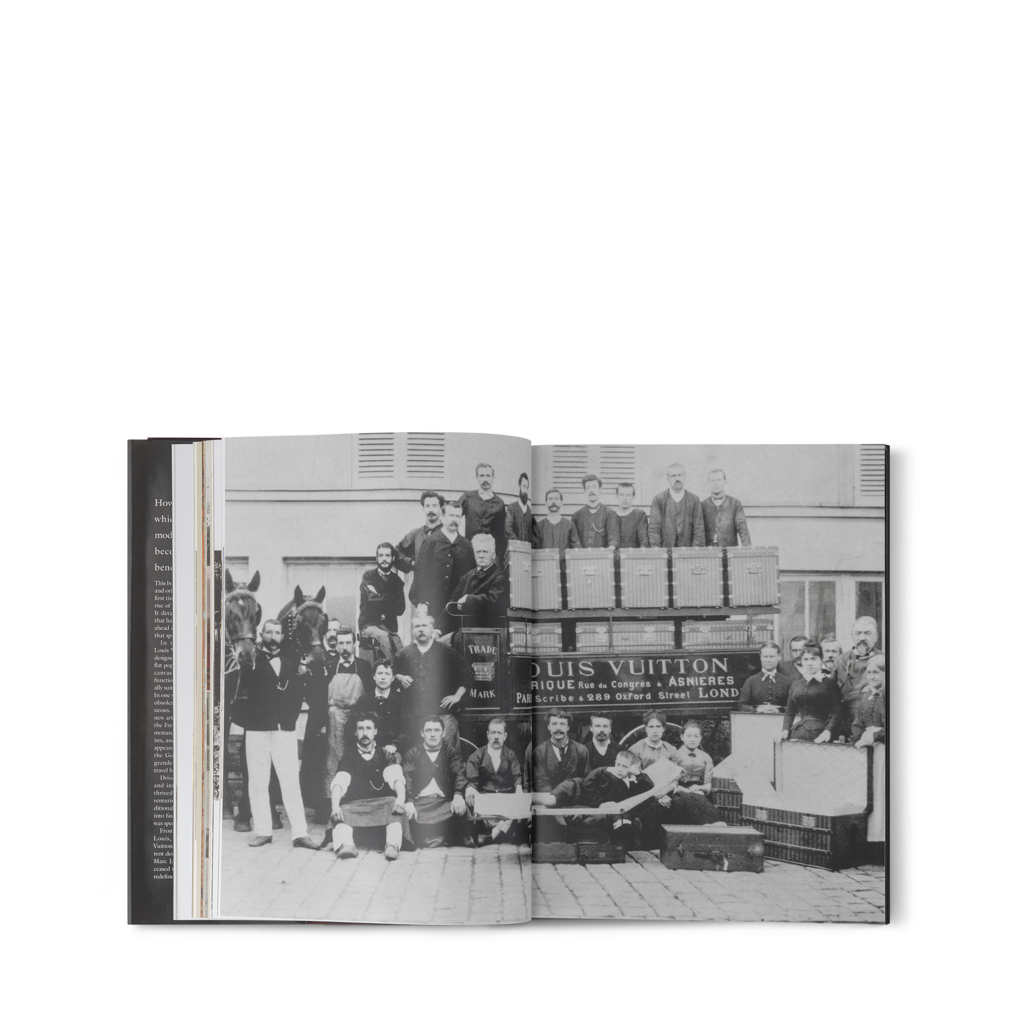 หนังสือ Louis Vuitton: The Birth of Modern Luxury  in ทรังก์ การเดินทาง และ บ้าน