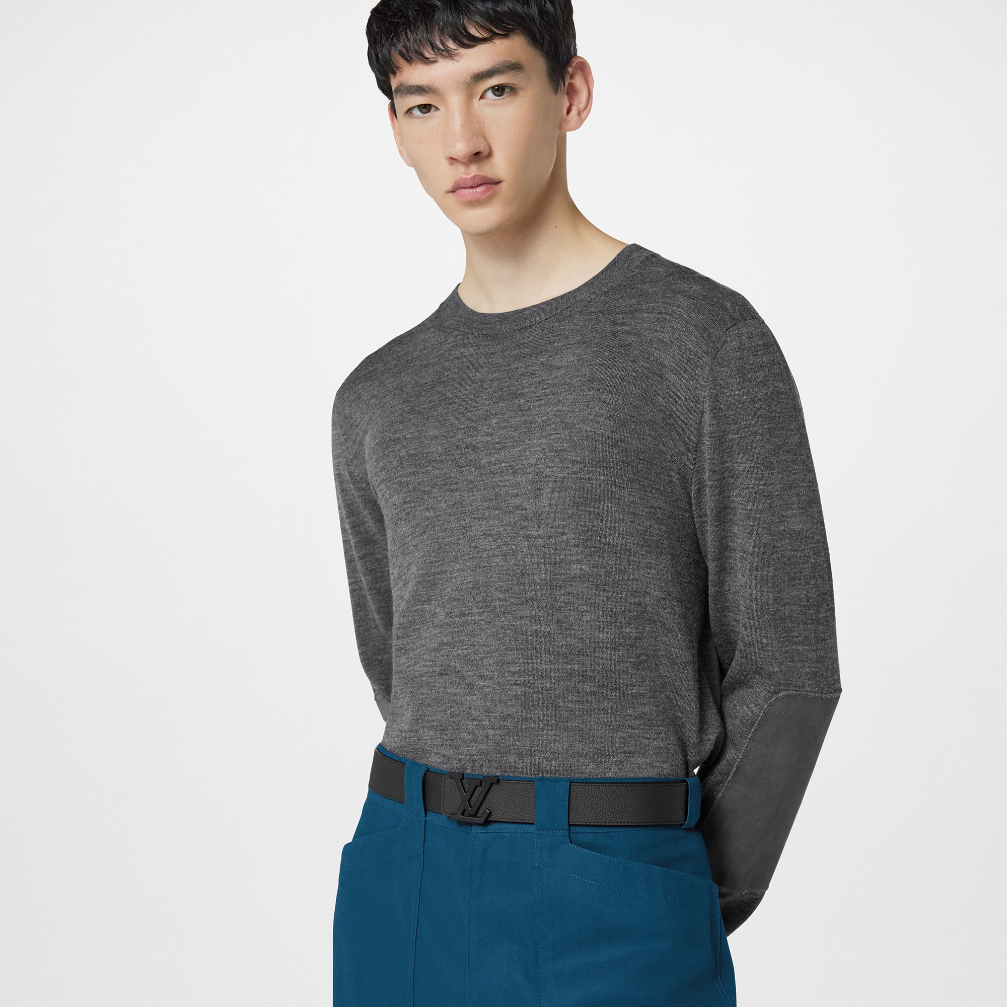 เข็มขัดรุ่น LV Aerogram ขนาด 35 มม. หนังประเภทอื่น in ผู้ชาย