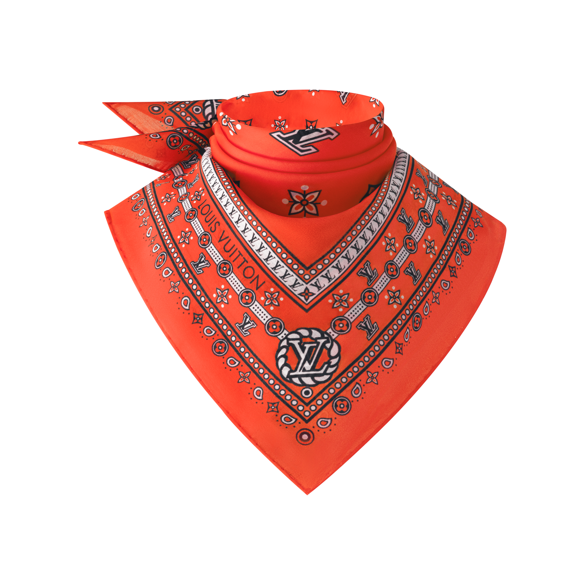 ผ้า Square รุ่น LV Bandana 55 . in ผู้หญิง