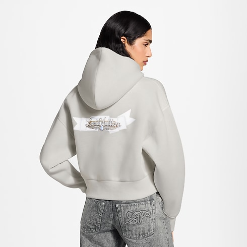 เสื้อฮู้ดซิปหน้า LV Bijoux in ผู้หญิง's เสื้อผ้า เสื้อยืดและเสื้อสเวตเตอร์ collections by Louis Vuitton (การย่อ/ขยายผลิตภัณฑ์)